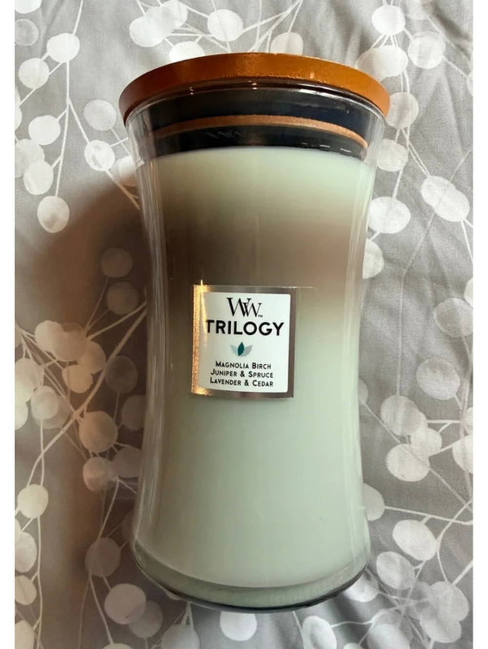 WoodWick Trilogy Large Glass Scented Candle